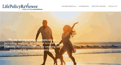 Desktop Screenshot of lifepolicyreviewer.com